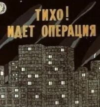Тихо! Операція триває.